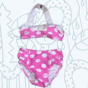 5/$25 Pink Polka Dot Bikini (12 months)